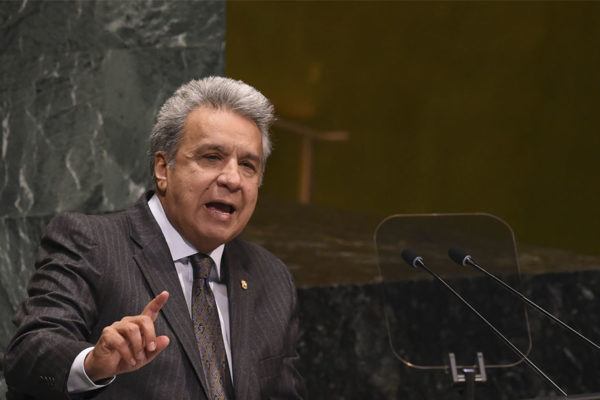 Moreno pide en la ONU una acción continental por Venezuela