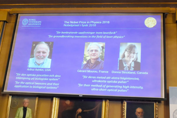 Nobel de Física para una mujer por primera vez en 55 años