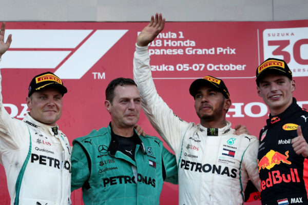 Lewis Hamilton gana el Gran Premio de Japón de Fórmula 1