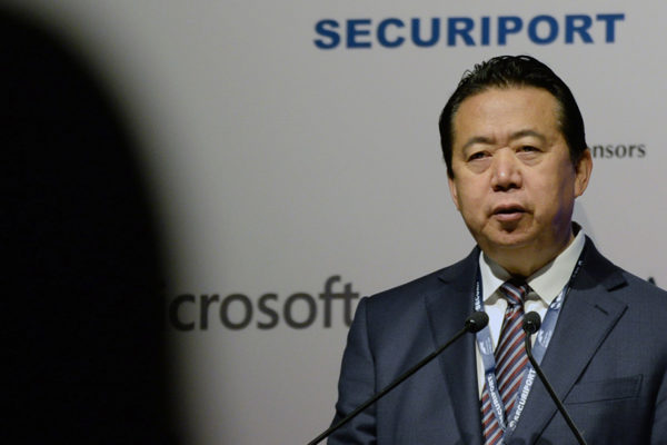 China acusa al expresidente de Interpol de aceptar sobornos