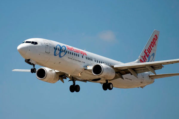 Air Europa incrementará este año en 79,9% su oferta de asientos para Venezuela