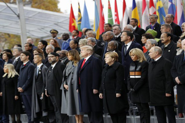 Líderes mundiales conmemoran el centenario del armisticio