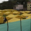 Bogotá reubica a migrantes venezolanos en un campamento