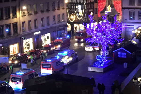 Dos muertos y 11 heridos en tiroteo en ciudad francesa de Estrasburgo