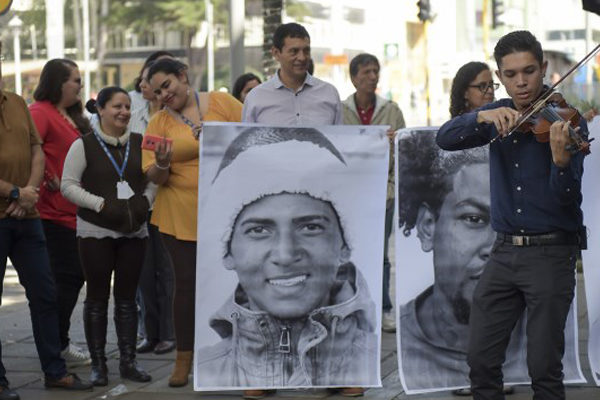 Colombia honra a los migrantes venezolanos con fotos de esperanza