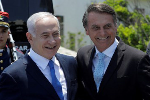 Netanyahu y Bolsonaro sellan una nueva alianza entre Brasil e Israel