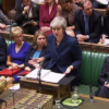 Primera ministra británica Theresa May afronta moción de censura