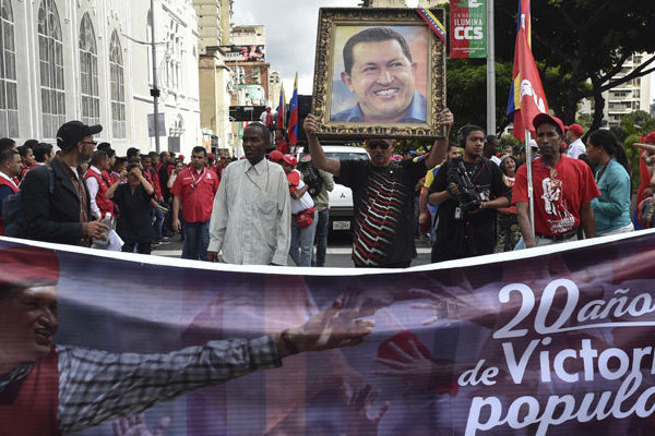 Seguidores de Maduro se movilizan en rechazo a informe de DDHH de Bachelet