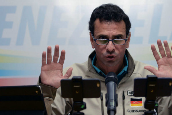 Henrique Capriles considera que no se puede hablar de revocatorio sin unificar primero el campo opositor