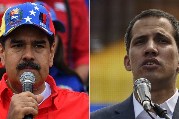 Los apoyos internacionales a Guaidó y a Maduro