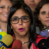 Delcy Rodríguez llegó a Cuba para presentar la Ley Antibloqueo y firmar alianzas en materia económica