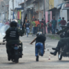 Enfrentamiento entre guardias y manifestantes en Ureña por cierre de la frontera