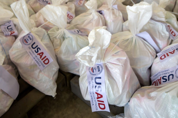 Llegan nuevas toneladas de ayuda de EEUU a frontera de Colombia con Venezuela