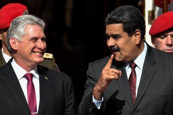 EEUU tiene en la mira el apoyo de Cuba a Venezuela