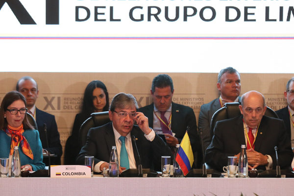 Grupo de Lima apoya transición democrática en Venezuela sin uso de la fuerza