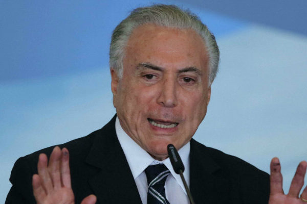 Arrestan a expresidente brasileño Michel Temer en el caso vinculado a Lavo Jato