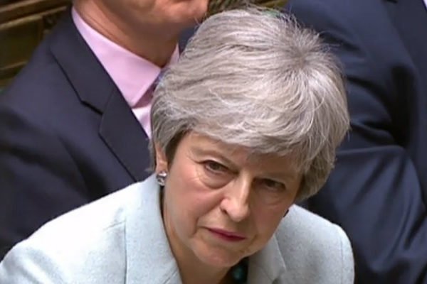 Theresa May: No hay suficiente apoyo parlamentario al acuerdo del brexit