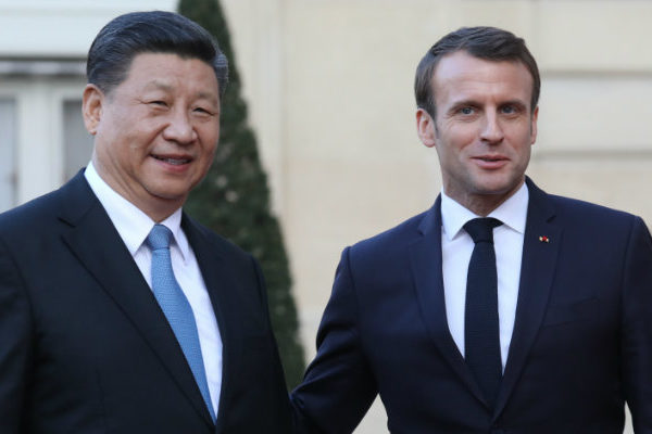 Macron y Xi defienden el multilateralismo y piden mayor comercio entre UE y China