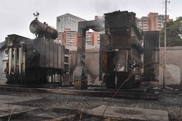 «Película de terror» por explosión de estación eléctrica en Baruta