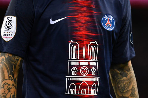 PSG vende 1.000 camisetas conmemorativas de Notre Dame en menos de media hora