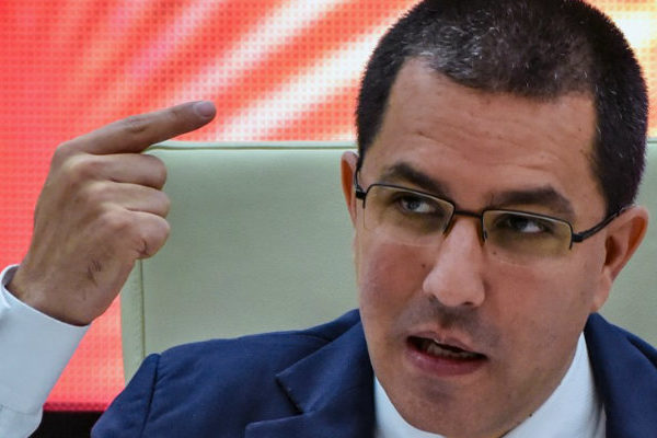 Jorge Arreaza le pide a EEUU cesar la ‘agresión’ contra Venezuela