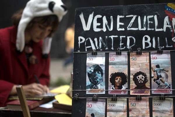 El Che, Escobar y Frida se unen para «revaluar» la moneda venezolana