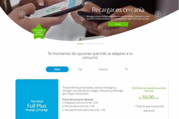 Movistar rediseña sitio web en Venezuela por alineación regional de marca