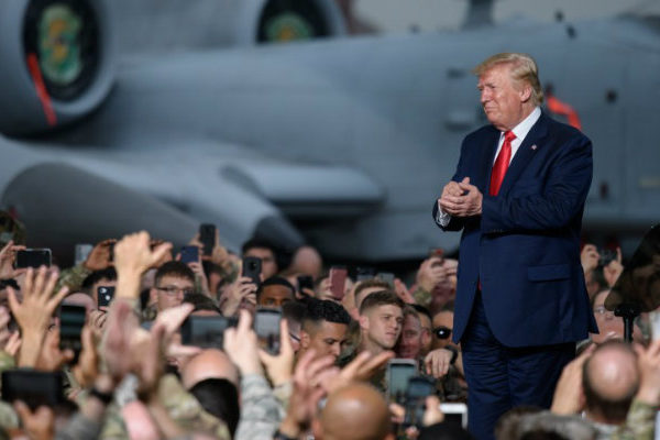 Trump celebró el 4 de Julio con oropel y expresiones militaristas
