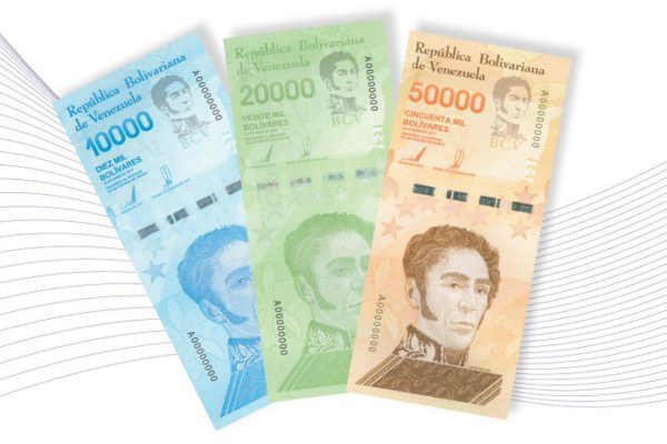 BCV emite nuevos billetes de 10.000, 20.000 y 50.000 bolívares