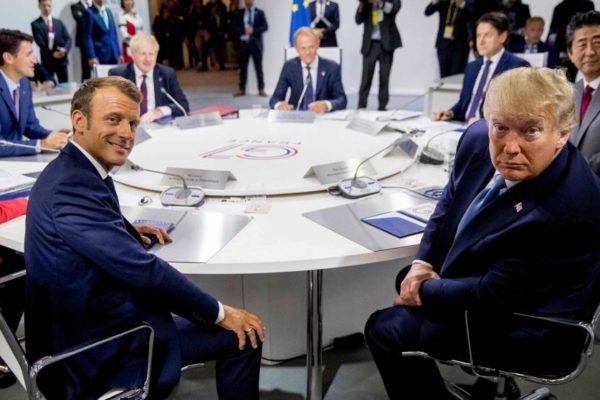Los líderes del G7 abrieron reuniones con la seguridad y el comercio en el menú