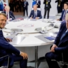Los líderes del G7 abrieron reuniones con la seguridad y el comercio en el menú