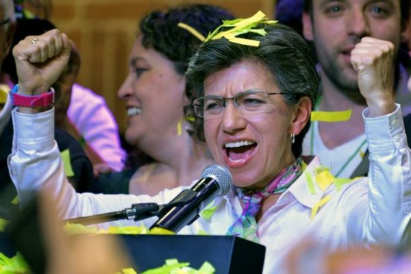Centroizquierdista Claudia López es la primera alcaldesa de Bogotá