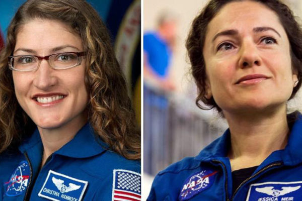 La NASA inicia el primer paseo espacial exclusivamente femenino