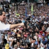 Guaidó en protesta caraqueña: «tenemos que insistir hasta lograr la libertad»