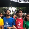 Estudiantes universitarios pidieron a militares cesar apoyo a Maduro