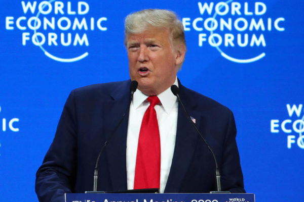 Trump expone en Davos su triunfo en las negociaciones con China y México