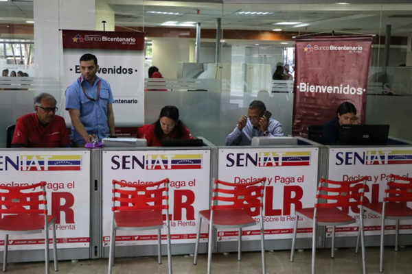 Banco Bicentenario activa taquilla en Seniat de Plaza Venezuela para pagar el ISLR