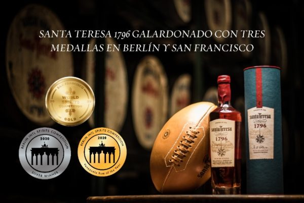 Ron Santa Teresa 1796 recibió tres medallas en competencias de Berlín y San Francisco