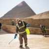 Distancia social y aforo limitado en las excavaciones arqueológicas de Egipto