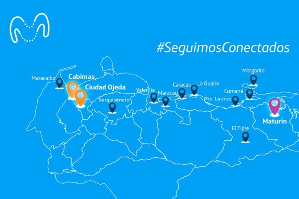 Movistar refuerza conexión 4G+ en Caracas, Maracaibo, Maracay y Barquisimeto