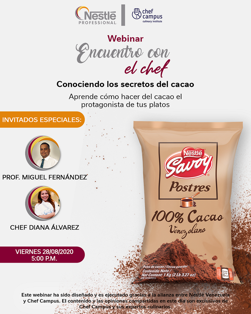 Nestlé inicia ciclo de webinars para emprendedores gastronómicos