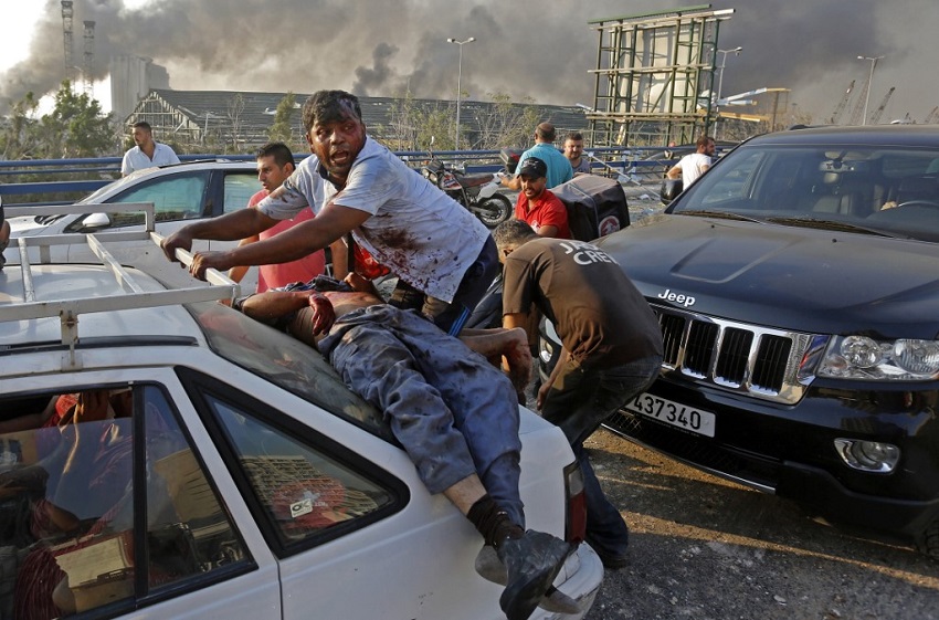 Explosiones en Beirut: catástrofe potencia hiperinflación y crisis económica en el Líbano