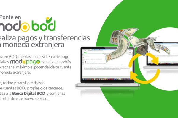 BOD lanza sistema de pagos y transferencias en moneda extranjera