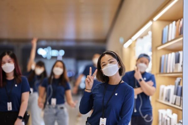Apple lanza sus mascarillas Face Mask, por el momento solo para sus trabajadores
