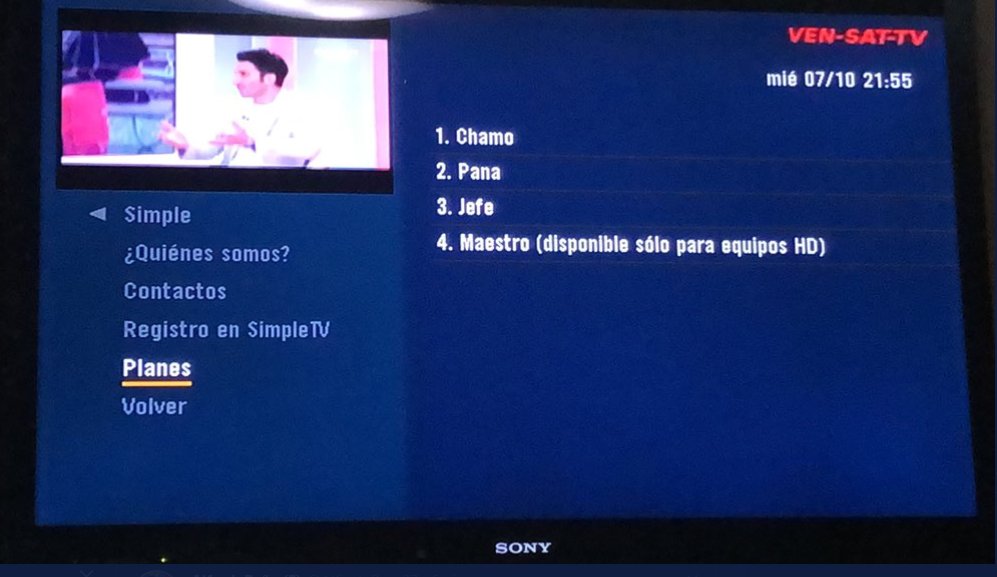 Conozca los planes de SimpleTV, el nuevo servicio que sustituye a DirecTV en Venezuela