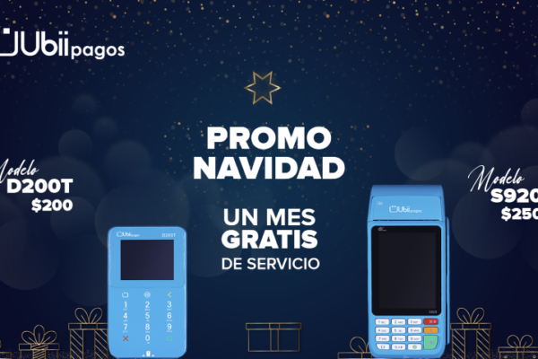 Ubii Pagos lanza promoción navideña: un mes de servicio gratis por equipos nuevos