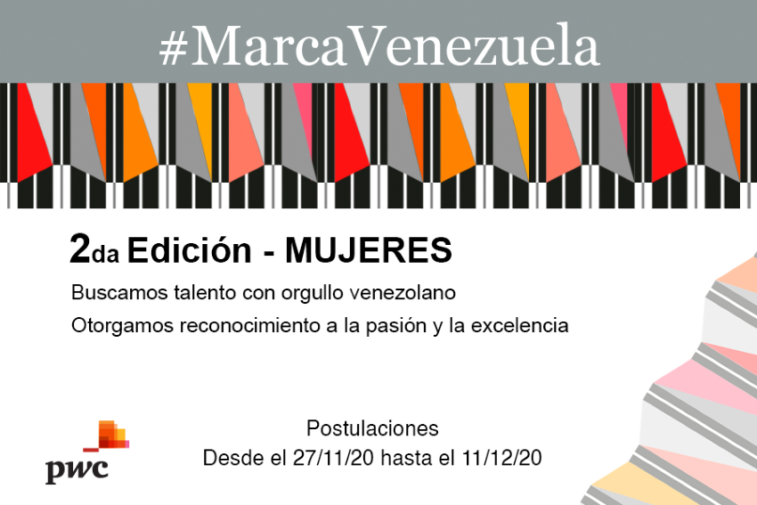 Abren postulaciones: PwC otorgará reconocimiento #MarcaVenezuela a una líder transformadora