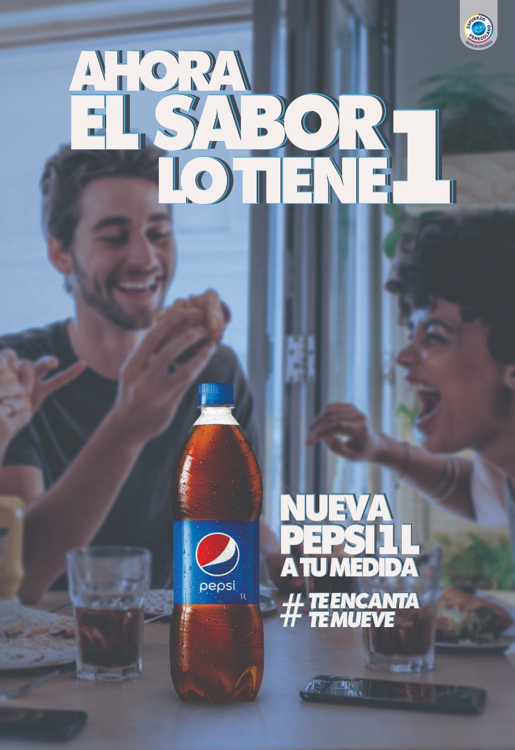 Pepsi amplía su portafolio y ofrece a los consumidores una nueva presentación de 1 litro