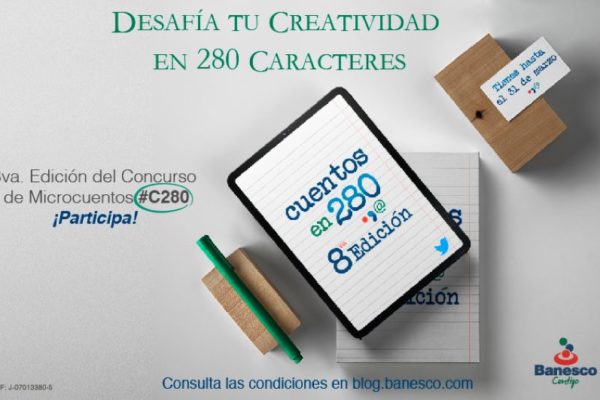 Hasta el #31Mar se puede participar en concurso de microcuentos de Banesco: lea los detalles