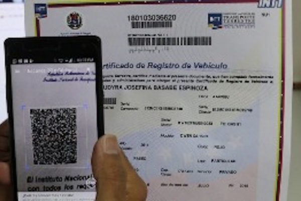 INTT automatiza emisión del duplicado del Certificado de Registro de Vehículo